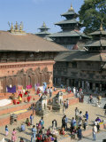 Shiva-Parvati Temple, Durbar Square, Kathmandu, Nepal, Photographic Print
