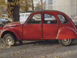 Citroen 2Cv Parked in Centre of Town, St. Omer, Pas De Calais, France Photographic Print by David Hughes