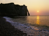 Falaise d'Aval, Etretat, Cote d'Albatre, Seine-Maritime, Haute Normandie (Normandy), France Photographic Print by David Hughes