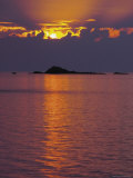 Sunset Over Sea and Offshore Islands, Dinard, Cote d'Emeraude, Cotes d'Armor, Brittany, France Photographic Print by David Hughes Sunset Over Sea and Offshore Islands, Dinard, Cote d'Emeraude, Cotes d'Armor, Brittany, France Photographic Print by David Hughes