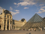 La Pyramide and the Musee Du Louvre, Paris, France Photographic Print by Lee Frost
