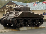 American Sherman Tank, Omaha Beach Museum, Normandy, France Photographic Print by David Hughes
