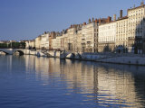 River Saone, Presque'Ile, Lyon, Rhone Valley, Rhone Alpes, France Photographic Print by David Hughes