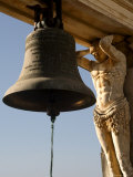 Bell and Carving, Cathedral, Leon, Nicaragua, Central America Photographic Print by G Richardson