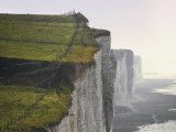 Chalk Cliffs from Clifftop Path, Ault, Picardy, France Photographic Print by David Hughes Chalk Cliffs from Clifftop Path, Ault, Picardy, France Photographic Print by David Hughes