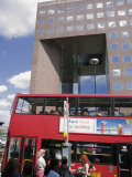 London Bus at Bus Stop on London Bridge with No 1 London Bridge Building Behind, London, England Photographic Print by David Hughes