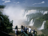 Iguacu (Iguazu) Falls, Border of Brazil and Argentina, South America Photographic Print by G Richardson