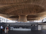 Interior of Welsh Assembly Building, Cardiff, Wales, United Kingdom Photographic Print by G Richardson