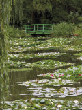 Japanese Bridge and Lily Pond in the Garden of the Impressionist Painter Claude Monet, Eure, France Photographic Print by David Hughes