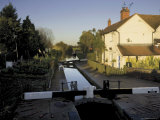 Lock Keepers Canalside Cottage, Worcester and Birmingham Canal, Astwood Locks, Worcestershire Photographic Print by David Hughes Lock Keepers Canalside Cottage, Worcester and Birmingham Canal, Astwood Locks, Worcestershire Photographic Print by David Hughes
