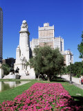 Plaza De Espana, Madrid, Spain Photographie par Hans Peter Merten