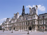 Hotel De Ville, Paris, France Photographic Print by Hans Peter Merten