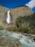 Takkakaw Falls, Yoho Valley, Yoho National Park, Rocky Mountains, British Columbia, Canada Photographie par Hans Peter Merten