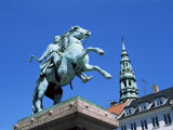 Absalon Monument, Hojbro Plads, Copenhagen, Denmark, Scandinavia Photographie par Hans Peter Merten