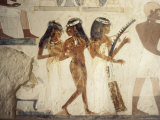 Wall Paintings of Female Musicians in the Tomb of Nakht Photographic Print by Jack Jackson
