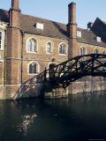 Mathematical Bridge, Queens' College, Cambridge, Cambridgeshire, England, United Kingdom Photographie par Michael Jenner