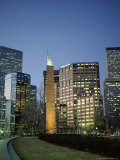 Civic Center Plaza Skyscrapers in the Evening, Denver, Colorado, USA Photographic Print by Christopher Rennie