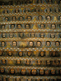 Frescoes on Ceiling of Debre Berham (Debre Birhan Selassie) Church, Gondar, Ethiopia, Africa Photographic Print by David Poole