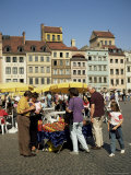 Wooden Dolls for Sale, Old Town Square, Warsaw, Poland Photographic Print by Christopher Rennie