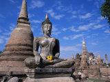 Wat Mahathat, Sukhothai, Unesco World Heritage Site, Thailand, Southeast Asia Photographie par Christopher Rennie