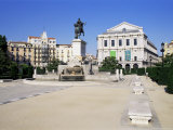 Plaza De Oriente and Palacio Real, Madrid, Spain Photographie par Hans Peter Merten