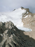 Point Lenana, 4985M, and the Curling Pond, from Top Hut, Mount Kenya, Kenya Photographic Print by Jack Jackson