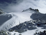 Point Lenana and Lewis Glacier, from Top Hut, Mount Kenya, UNESCO World Heritage Site, Kenya Photographie par Jack Jackson