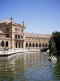Plaza De Espana, Built for the 1929 World Fair, Maria Luisa Park, Seville, Andalucia, Spain Photographie par Christopher Rennie