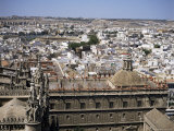 Cathedral, and Bullring in Distance, Seville, Andalucia, Spain Photographie par Christopher Rennie