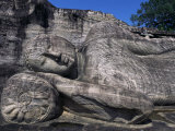 Reclining Buddha, Gal Vihara, Polonnaruwa, Unesco World Heritage Site, Sri Lanka Photographic Print by David Poole