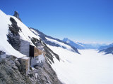 Jungfraujoch, 3454 M, and Aletsch Glacier, Bernese Oberland, Swiss Alps, Switzerland Photographie par Hans Peter Merten