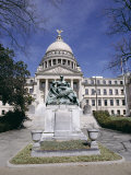 Confederate Women Monument Outside Mississippi State Capitol, Jackson, Mississippi, North America Photographic Print by Julian Pottage