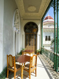 View Along Balcony at the Palacio De Valle, Cienfuegos, Cuba, West Indies, Central America 写真プリント - リー・フロスト