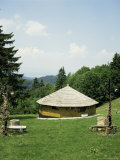 Typical Wooden Mountain Dwelling, Bucegi Mountains, Romania Photographic Print by Christopher Rennie