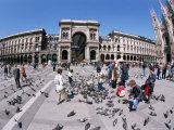 Piazza Del Duomo, Milan, Italy Photographic Print by Hans Peter Merten