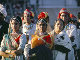 Festival Dancers, Delhi, India Photographic Print by Jack Jackson
