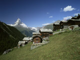 The Matterhorn, 4478M, from Findeln, Valais, Swiss Alps, Switzerland Photographie par Hans Peter Merten