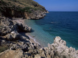 Rocky Coast, Island of Sicily, Italy, Mediterranean Photographic Print by Julian Pottage