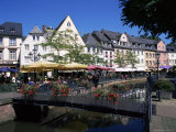 Old Town at Buttermarkt, Saarburg, Saar Valley, Rheinland-Pfalz, Germany Photographie par Hans Peter Merten