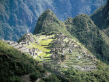 Looking Down onto the Inca City from the Inca Trail, Machu Picchu, Unesco World Heritage Site, Peru Photographie par Christopher Rennie