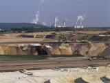 Brown Coal Mining, Bergheim, Near Cologne, Germany Photographie par Hans Peter Merten