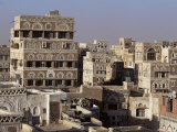 Skyline of the Old Town, Sana'A, Unesco World Heritage Site, Yemen, Middle East Photographie par Jack Jackson