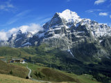 The Wetterhorn, Near Grindelwald, Bernese Oberland, Swiss Alps, Switzerland Photographie par Hans Peter Merten