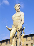 Neptune Fountain, Piazza Della Signoria, Florence, Tuscany, Italy Photographie par Hans Peter Merten