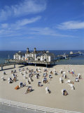 Pier at Sellin, Island of Rugen, Mecklenburg-Vorpommern, Germany Photographic Print by Hans Peter Merten