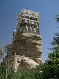 Yahyas Old Summer Palace, Dar Al Hajjar, Wadi Dhar, Yemen, Middle East Photographie par Jack Jackson