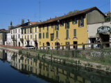 Navigli Quarter, Milan, Italy Photographie par Hans Peter Merten