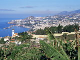 View Over Funchal, Madeira, Portuga, Atlantic Photographie par Hans Peter Merten