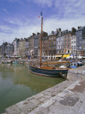 Harbour, Honfleur, Basse Normandie (Normandy), France Photographie par Hans Peter Merten