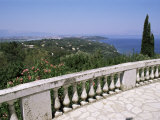 View from Achilleon Palace, Corfu, Ionian Islands, Greece Photographic Print by Hans Peter Merten